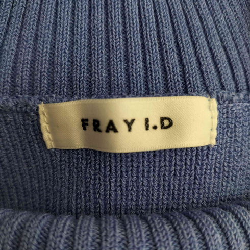 フレイアイディー FRAY I.D アシメヘム畦編みペプラム レディース FREE