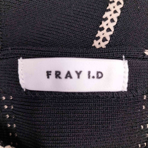 フレイアイディー FRAY I.D Cross Stitch Knit Onepiece レディース FREE