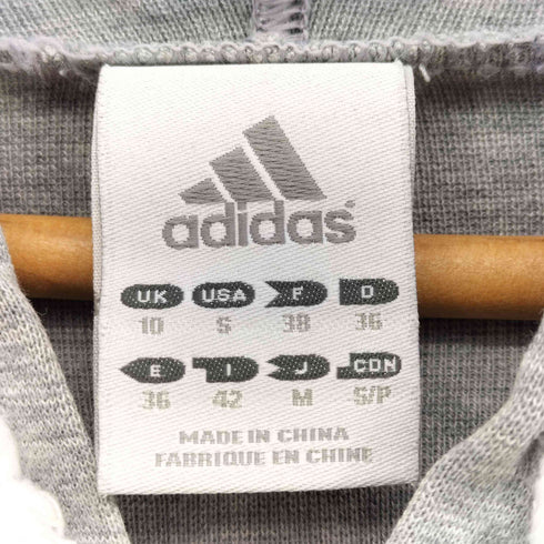 アディダス adidas 00S パフォーマンスロゴ 刺繍 スリーストライプ ジップアップ パーカー レディース import:S