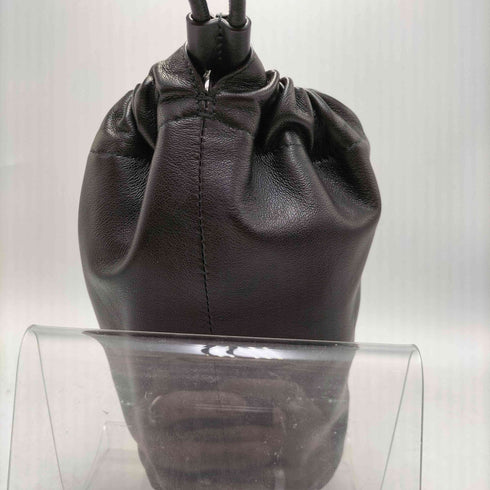 ジルサンダー JIL SANDER レザー 巾着 ハンド バッグ メンズ