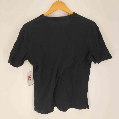 バーバリーブラックレーベル BURBERRY BLACK LABEL ロゴプリント Vネック ショートスリーブTシャツ メンズ 2
