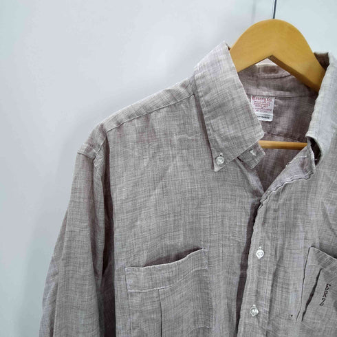 Creery Ltd SEPTEMBER SHIRTMAKERS ERZ 刺繍 ポリ コットン L/S ボタンダウン シャツ メンズ
