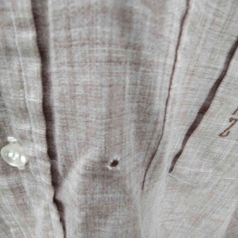 Creery Ltd SEPTEMBER SHIRTMAKERS ERZ 刺繍 ポリ コットン L/S ボタンダウン シャツ メンズ