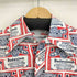 バドワイザー Budweiser 70S 総柄 S/S オープンカラーアロハシャツ メンズ