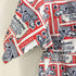 バドワイザー Budweiser 70S 総柄 S/S オープンカラーアロハシャツ メンズ