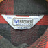 ファイブブラザー FIVE BROTHER 70-80S USA製 三角タグフラップポケット バッファローチェック ネルシャツ メンズ import:L