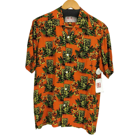 アロハブロッサム Aloha Blossom TIKI SHORT LEEVE ORANDE メンズ 40