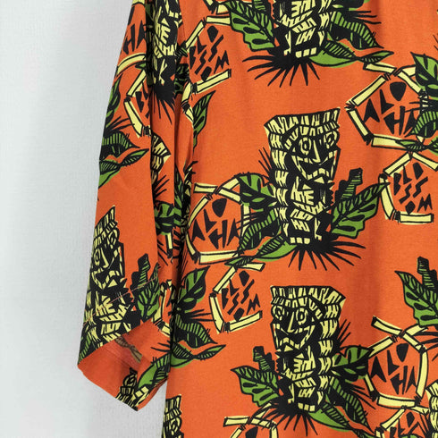 アロハブロッサム Aloha Blossom TIKI SHORT LEEVE ORANDE メンズ 40