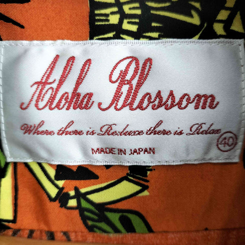 アロハブロッサム Aloha Blossom TIKI SHORT LEEVE ORANDE メンズ 40