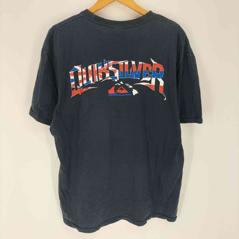 クイックシルバー Quiksilver 00S ユニオンジャック HAWAII ロゴ プリント S/S Tシャツ メンズ