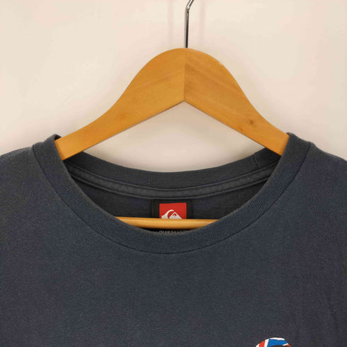 クイックシルバー Quiksilver 00S ユニオンジャック HAWAII ロゴ プリント S/S Tシャツ メンズ