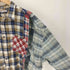 リビルドバイニードルズ rebuild by needles ドッキング L/S フランネル シャツ メンズ
