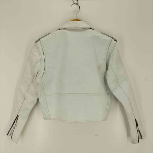 LK LEATHER KING REAL LEATHER 本革ダブルライダースジャケット メンズ JPN:L
