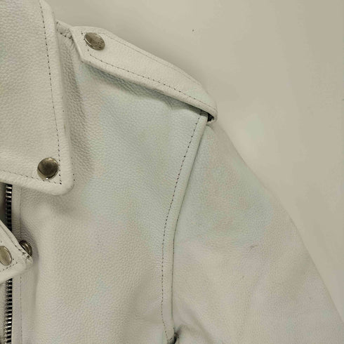 LK LEATHER KING REAL LEATHER 本革ダブルライダースジャケット メンズ JPN:L