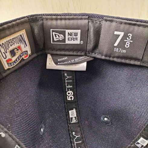 ニューエラ NEW ERA 59FIFTY チームロゴ刺繍6パネルキャップ つば裏緑 メンズ 7 3/8