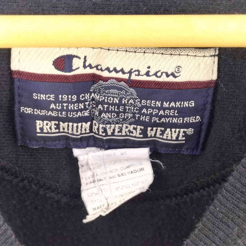 チャンピオン Champion 00S PREMIUM REVERSE WEAVE 企業ロゴ刺繍 スウェット メンズ XL