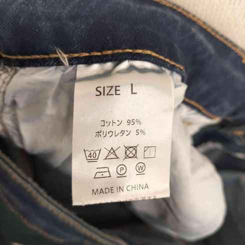 マジェスティックレゴン MAJESTIC LEGON サイドスリットストレッチフレアデニムパンツ レディース JPN:L