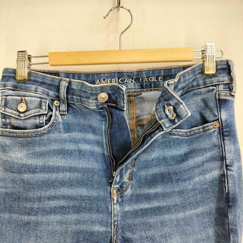 アメリカンイーグル AMERICAN EAGLE ストレッチフレアデニムパンツ レディース 10 short