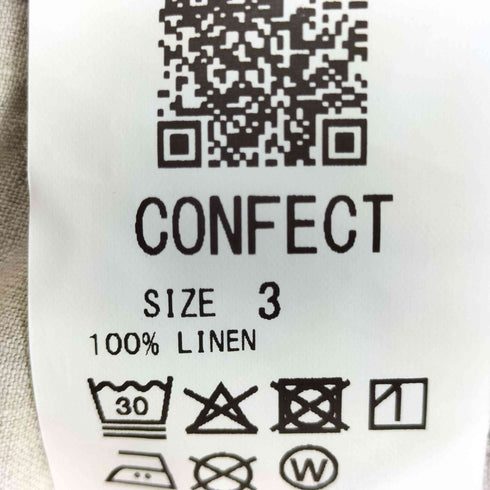 コンフェクト confect ハイカウントリネン 超撥水パーカー メンズ 3