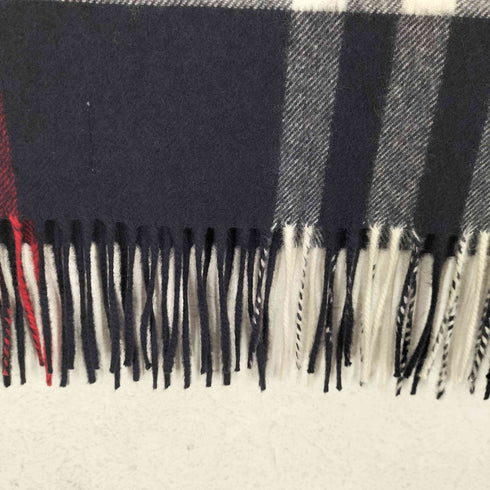 バーバリー BURBERRY CASHMERE100% カシミヤ GIANT CHECK マフラー メンズ
