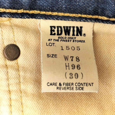 エドウィン EDWIN 505 ワイドストレートデニム 赤耳 メンズ 30×35