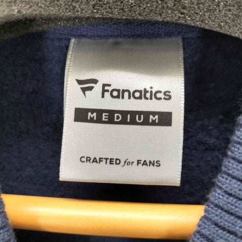 ファナティクス Fanatics ロゴ刺繍 裏起毛 スウェット スタジャン メンズ import:M