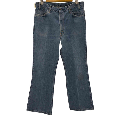 リーバイス Levis 70S USA製 ボタン裏8刻印 オレンジタブ 646-0917 ブーツカット フレア デニム パンツ ベルボトム 42TALON ジップ 1978年製 ビックサイズ メンズ W40L32