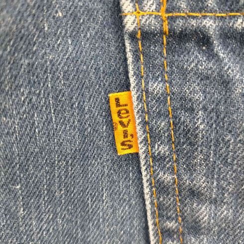 リーバイス Levis 70S USA製 ボタン裏8刻印 オレンジタブ 646-0217 ブーツカット フレア デニム パンツ ベルボトム 42TALON ジップ 1979年製 ビックサイズ メンズ W38L31