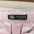 ザラ ZARA Bubble Gum Light Pink Nylon Blend Pants レディース