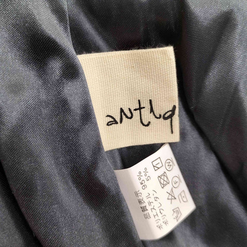 アンティカ antiqua 異素材 花柄 ロング スカート レディース