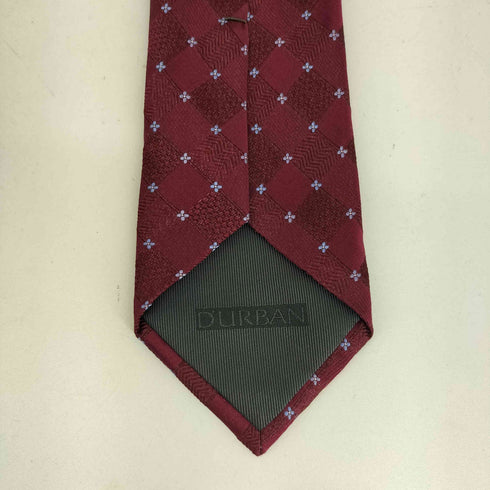ダーバン DURBAN 総柄 シルクネクタイ メンズ
