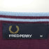 フレッドペリー FRED PERRY メリノウール ワンポイント刺繍 Vネック ニット セーター メンズ import:M