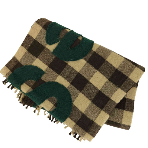 アクネストゥディオズ ACNE STUDIOS Multicolor Checkered Logo Wool Scarf レディース