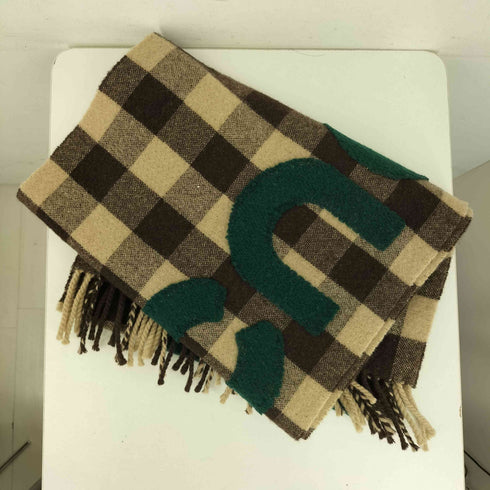 アクネストゥディオズ ACNE STUDIOS Multicolor Checkered Logo Wool Scarf レディース
