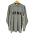 ユーエスアーミー U.S. ARMY アメリカ軍 IPFU L/S T-SHIRT ARMYプリント フィジカルトレーニング ハイネック 長袖 Tシャツ メンズ import:M