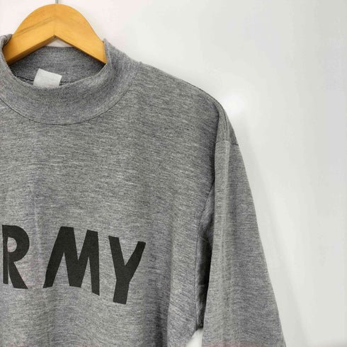 ユーエスアーミー U.S. ARMY アメリカ軍 IPFU L/S T-SHIRT ARMYプリント フィジカルトレーニング ハイネック 長袖 Tシャツ メンズ import:M