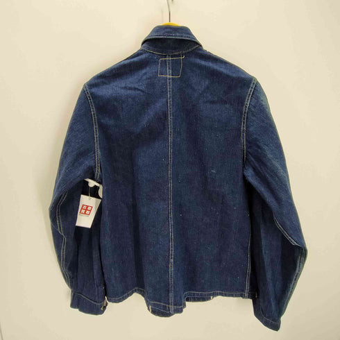 ホワイトスタッグ WHITE STAG 30-40S FUNCTION・ALLS Hirsch Weis 鉄製ボタン デニム カバーオール ジャケット レディース