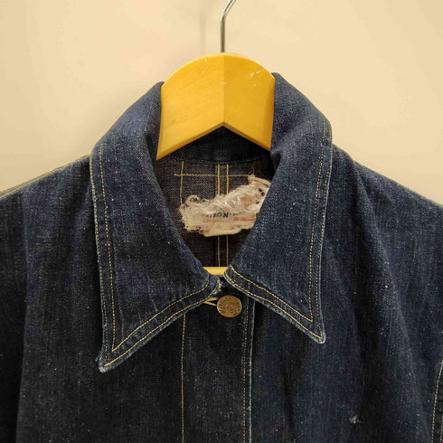 ホワイトスタッグ WHITE STAG 30-40S FUNCTION・ALLS Hirsch Weis 鉄製ボタン デニム カバーオール ジャケット レディース