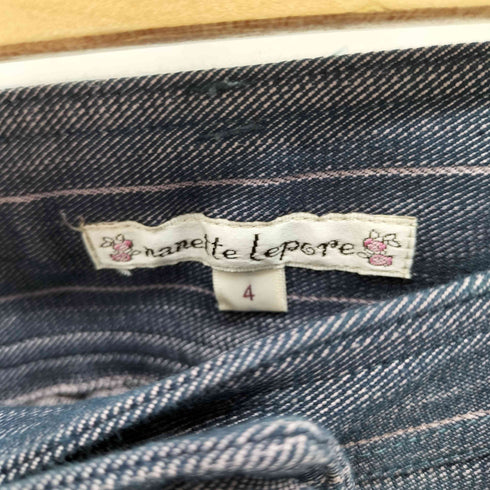 nanette lepore Y2K ローライズ フレア パンツ フェイクポケット レディース JPN:4