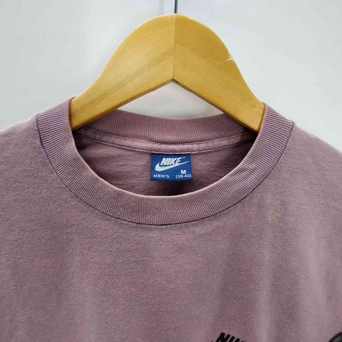ナイキ NIKE 80S 紺タグ ロゴ3連 プリント L/S Tシャツ メンズ import:M