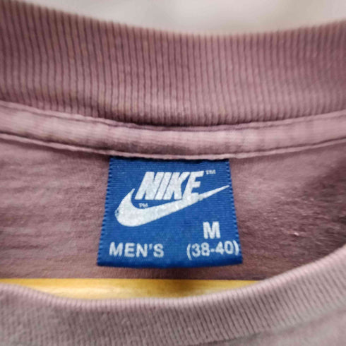 ナイキ NIKE 80S 紺タグ ロゴ3連 プリント L/S Tシャツ メンズ import:M