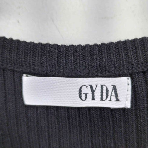 ジェイダ GYDA GGプレートハーフスリーブニットワンピース レディース FREE