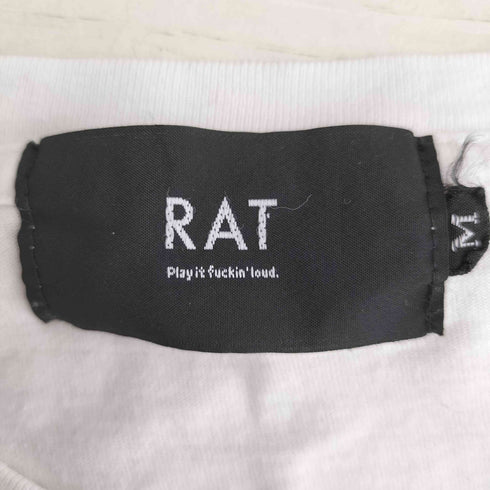 RAT バンドプリント Tシャツ バンT メンズ JPN:M