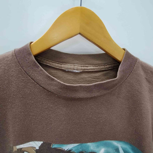 アニメキャラクタープリント Tシャツ メンズ