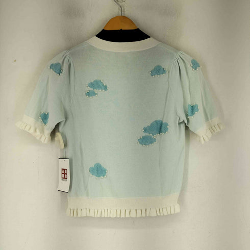 RANYI LONDON ビジューボタン S/S カーディガン レディース JPN:M