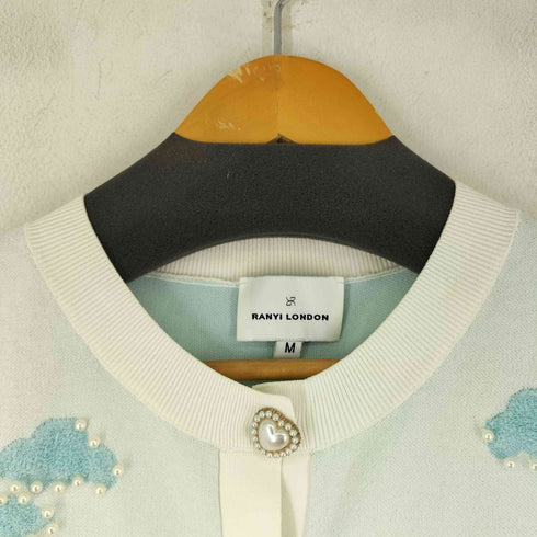 RANYI LONDON ビジューボタン S/S カーディガン レディース JPN:M