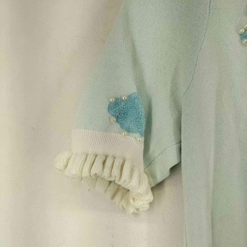 RANYI LONDON ビジューボタン S/S カーディガン レディース JPN:M