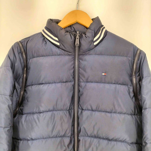 トミーヒルフィガー TOMMY HILFIGER Reversible Down Jacket ロゴ刺繍 リバーシブル ダウンジャケット メンズ import:L