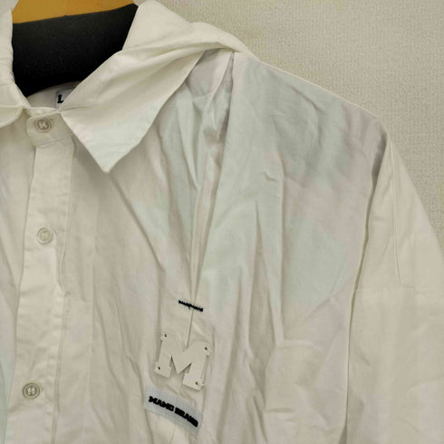 エムエーエムシー MAMC タックデザイン フーデッドシャツ レディース import:L