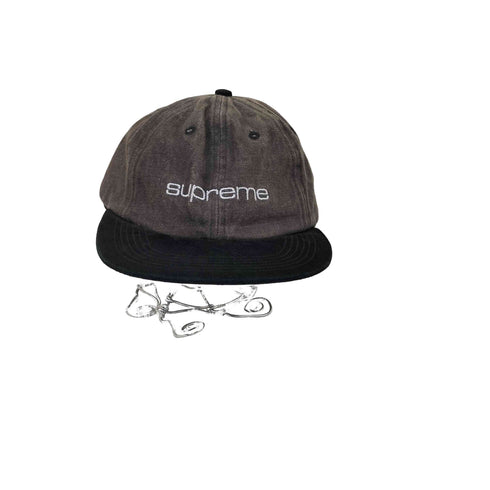 シュプリーム Supreme Denim Suede Compact Logo 6-Panel メンズ